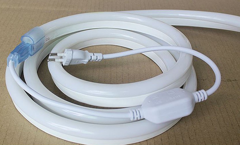 LED Flex Neon Rope Light Power Cord Splice Connector 2ft LED Flex Neon