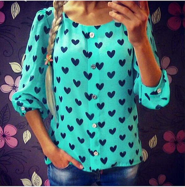 printed blusa feminina