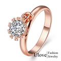 Crystals Jewelry for the Party Ring Gold 18k Tungsten Carbide Engagement Rings Gifts for Valentine s