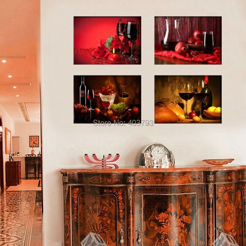 Online Whole Western Bar Decor From China European Style Prints Painting Aabstract Oil On Canvas Wall Art Home Decoration The Western Restaurant Picture