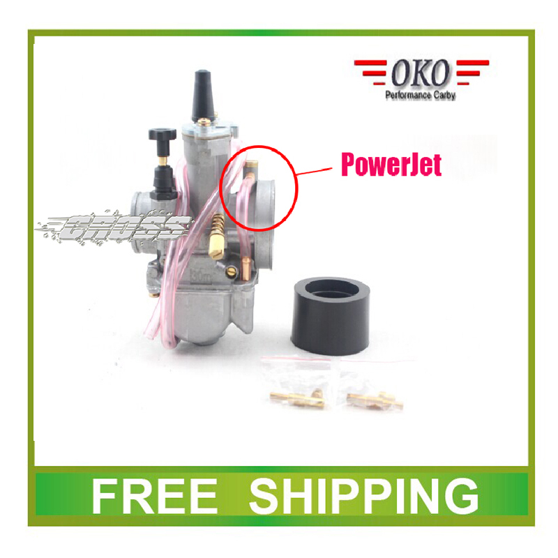 30mm carburetor OKO with powerjet high performance racing OKO carburetor fit ATV quad scooter and motorcycle