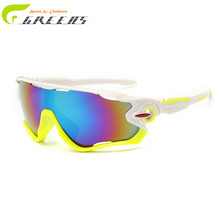 Gurensye Brand New Design Big Frame Colourful Lens Sun Glasses Outdoor Sports Cycling Bike Goggles Motorcycle Bicycle Sunglasses