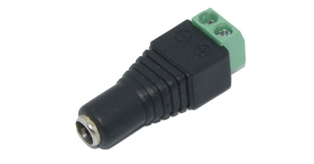 Female Mark Polarity Dc Power Jack Connector Adapter For 5050 3528 2835 5730 5630 Singel Color