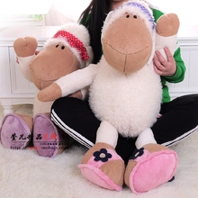 New Hot Big Size 80cm Germany Nici Jolly Mah Turban Sheep Plush Toy 1pcs Children Birthday Christmas Lovers Gifts Free Shipping