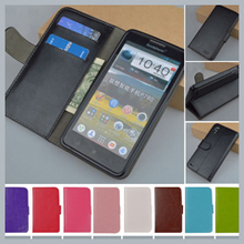 Luxury P780 Hard Plastic Wallet With Card Holder Stand PU Leather Case For Lenovo P780 Phone
