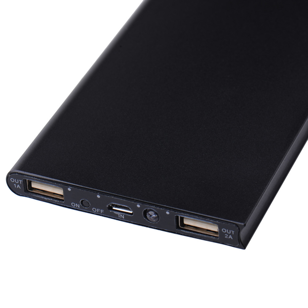 Portable Phone Charger 20000 mAh Ultra Thin Aluminum Alloy Power Bank External Battery Charging Treasure for Smart Phone Portable Phone Charger 20000 mAh Ultra Thin Aluminum Alloy Power Bank External Battery Charging Treasure for Smart Phone