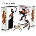 Street Fighter Custom Skin sticker For Microsoft Xbox 360 Slim Consoloe 2 Pads For Xbox360 Slim