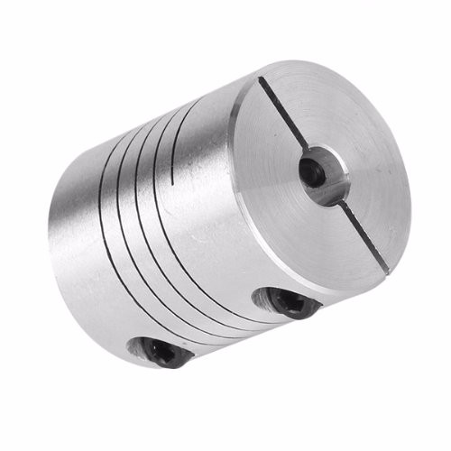 Description Picture 2 of itemNEW 6.35x12mm CNC Stepper Motor Shaft Coupler Flexible Coupling OD 25x30mm shaft coupling 6.35mm 12mm 3D printer parts cnc parts
