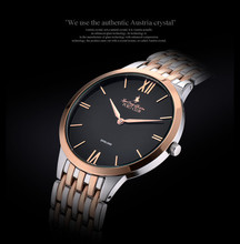 2015 Discount Famous Top Fashion Luxury Brand LOGO Watch Ultrathin Men Stainless Steel Waterproof Gift Quartz Watches