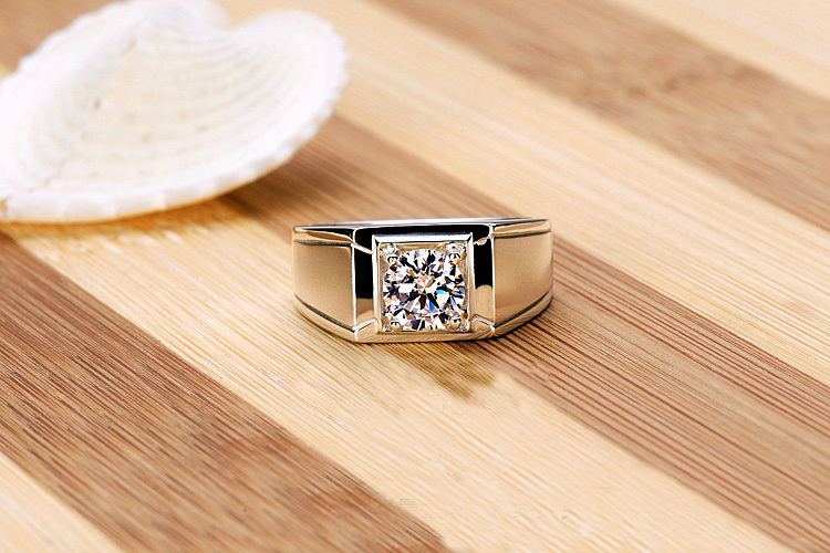 Diamond engagement rings for him