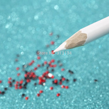 4pcs set Nail Art Rhinestones Gems Picking Crystal Tool Wax Pencil Pen Picker Rhinestones Pickup Pens