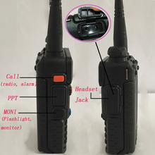 New walk talk Pofung Baofeng UV 5RA For Police Walkie Talkies Scanner Radio Vhf Uhf Dual