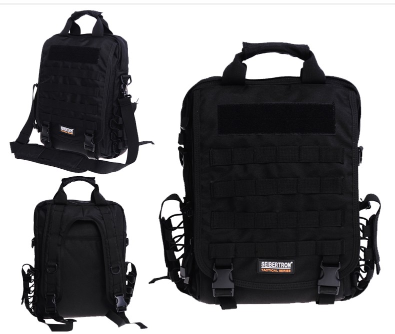 Seibertron waterproof tactical bag 15.6(inch) Large Size Laptop Sling