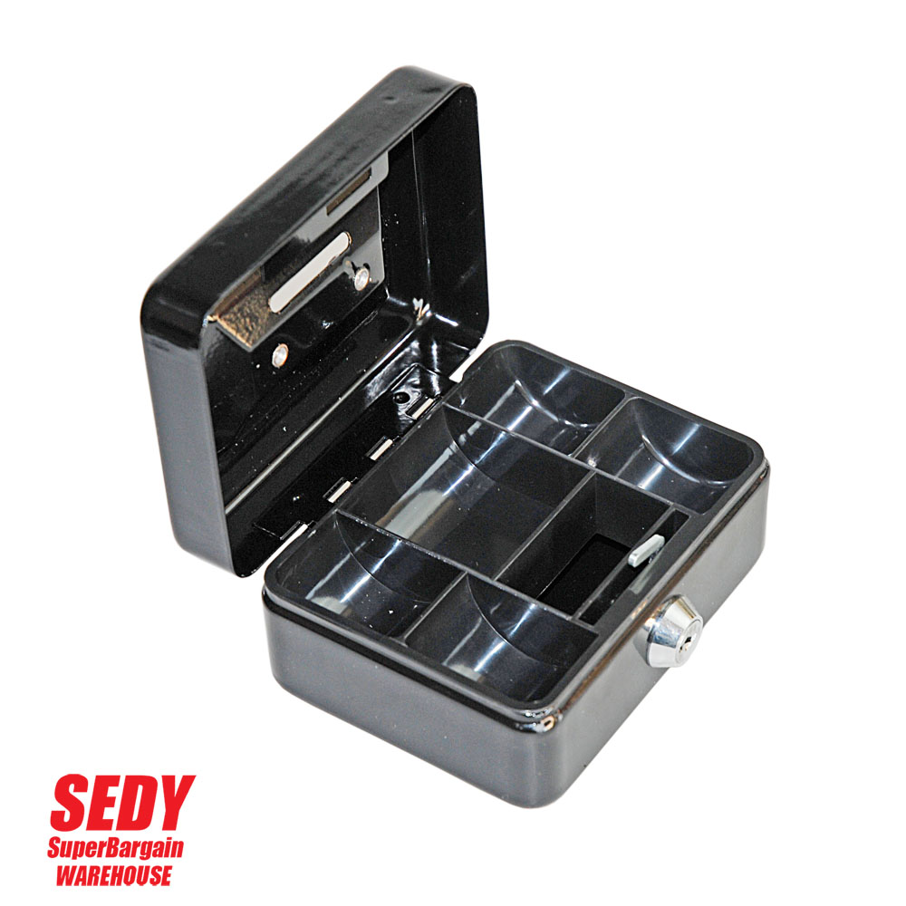 66001 Stainless Steel Petty Cash Money Box Security Lock Lockable High