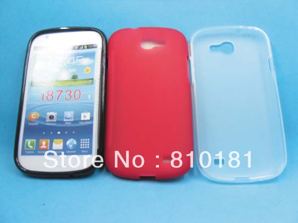 100pcs/lot Free Shipping New Soft Matte TPU Case Cover for samsung galaxy i8730