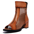 Soft Leather Solid Round Toe Women Fashion Mid-calf Boots,2014 New