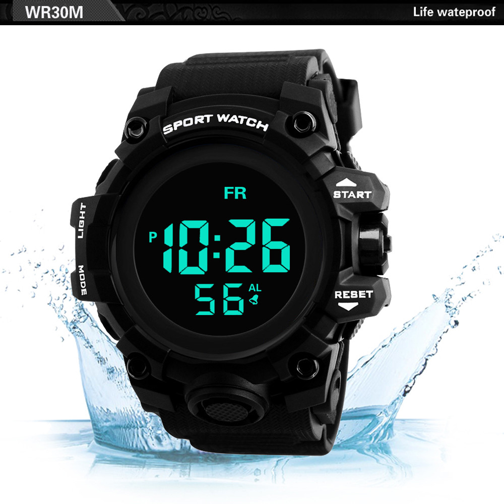 stylish digital led wrist watch