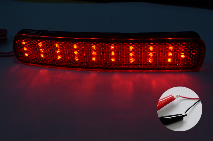 2 шт./лот стайлинга автомобилей 12 В 6 Вт заднего бампера лампы из светодиодов предупреждения поворота стоп сигнал для Toyota Highlander 2011 2012 2013