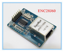 ENC28J60 LAN Ethernet Network Board Module for arduino 25MHZ Crystal AVR 51 LPC STM32 3.3V free shipping