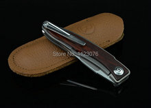 Free Shipping High Quality OEM Chris Reeve CR Collection Knife Titanium Alloy Wood Handle Rescue Knife