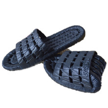 Hot Sale Summer Men Shoes Cut-outs Flats Sandals Non-slip Bathroom Home Massage Slippers