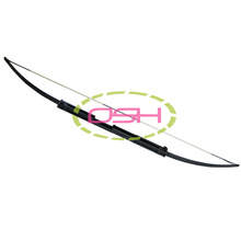 60LBS Hunting Shooting Straight bow and Arrows Black Aluminum Alloy Bow Riser Portable Folding Bows Survival
