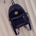 2016 New Fashion Korean Small Fresh Backpack PU Leather Rivet Tide Female Leisure Bags