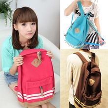 New Free Shipping Girl Women Cut Pig Nose Casual Candy Canvas Backpacks Student School Korean Travel