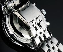 New Military full Steel Brand Automatic Self wind Relogio Masculino Watch Mechanical Fashion Luxury Men Watch