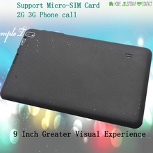 New Design 9 inch Quad Core Android4 4 Tablet Pc 2GB RAM 16GB ROM Suppoet 2G