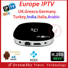 New arrival original Iview i7s Quad Core Android Europe IPTV Box with 1 year Package watch IPTV Channels