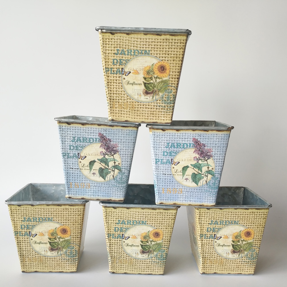 Online Buy Wholesale tin plant pots from China tin plant pots