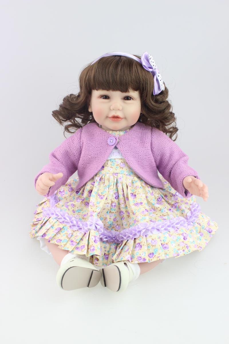 52cm NPK reborn-baby-doll lifelike princess girl baby alive bonecas best girls toys