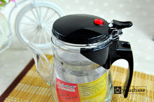 500ml disassemble glass kettle with washable PC inner filter elegant glass tea set detachable and convenient