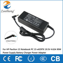 For HP Pavilion 15 Notebook PC 15-e029TX 19.5V 4.62A 90W Power Supply Battery Charger Power Adapter