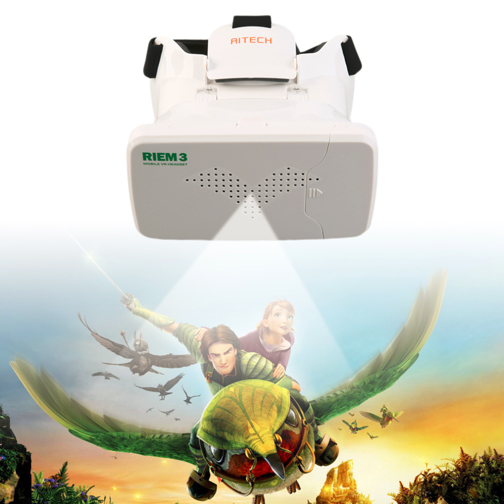 New VR Box Virtual Reality 3D Glasses for Movie+Bluetooth Game Remote Controller