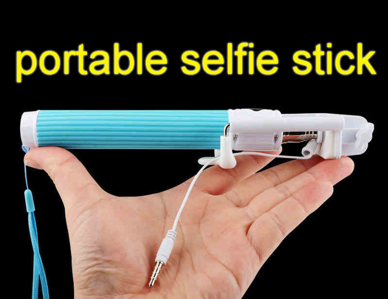 universal-Extendable-Handheld-Selfie-Stick-II-With-grooves-on-monopod-For-IOS-android-Audio-Cable-Remote