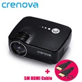 Crenova GP70 Portable Full HD 1080P 1200 Lumens Mini LED Projector Home Theater Private Cinema Support
