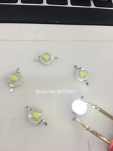 100pcs 1W LED Bulbs High power Lamp beads Pure White Warm White 300mA 3 2 3
