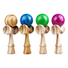 High quality safety bamboo kendama toys best wooden toys for kids
