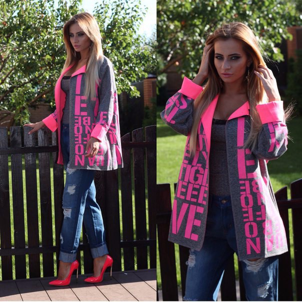 New-2015-winter-fall-casual-style-coat-hot-sale-Long-sleeve-Printing-Open-stitch-Colorful-women