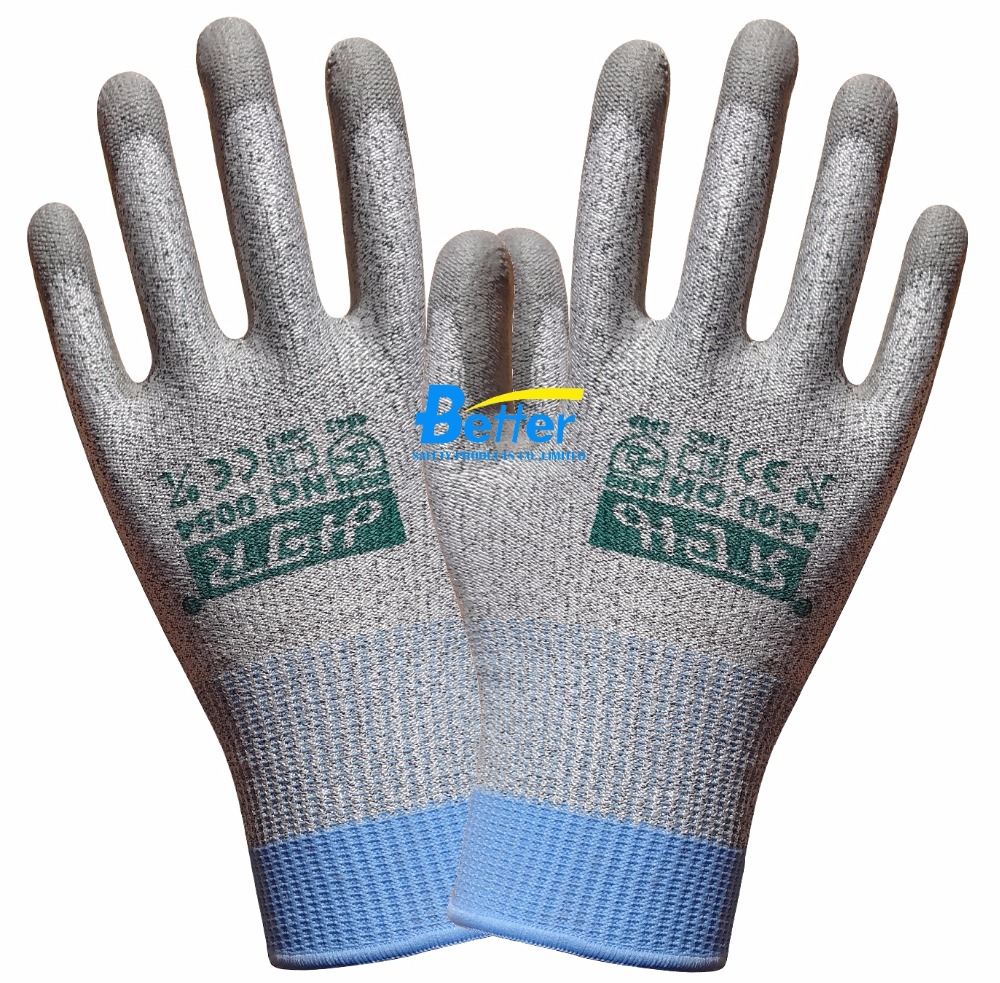 Buy Working Gloves PU ESD Gloves Cut Resistant Work