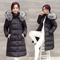 Women Winter Coat Thicken Warm Down Cotton Long Coat for Woman Coat Parkas Luxury Large Faux