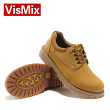 New Arrival Casual Men Oxfords Vintage Leather Lace Up Round Toe Paltform Shoes Made By Hand Cow Hide Casual Leather Flats