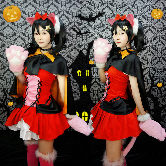Love Live Yazawa Nico Halloween ver cos outfit Cosplay Costume Halloween costume