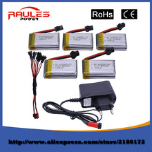 Free Shipping 5pcs/lot Original Lipo Battery 7.4V 500mAh 2S For H8C DFD F183 Rc Quadcopter Drone Helicopter Bateria Lipo