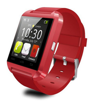 Free shipping U8 Smart Bluetooth Watch Handsfree Wristwatch For iphone 5 5C 5S SamsungS4/S5 Note Phone Android