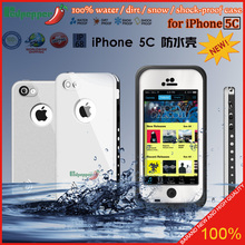 2014 New Arrival Life Waterproof Case For iphone 5c Waterproof case Retail packaging