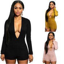 family matching outfits Siamese trousers High-grade summer jumpsuits Back zipper casual plus size pants Split Women