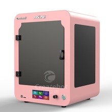 Double nozzle 3d printer diy paper size 150*150*220mm 3d printer kit reprap createbot brand pink color 3d printer